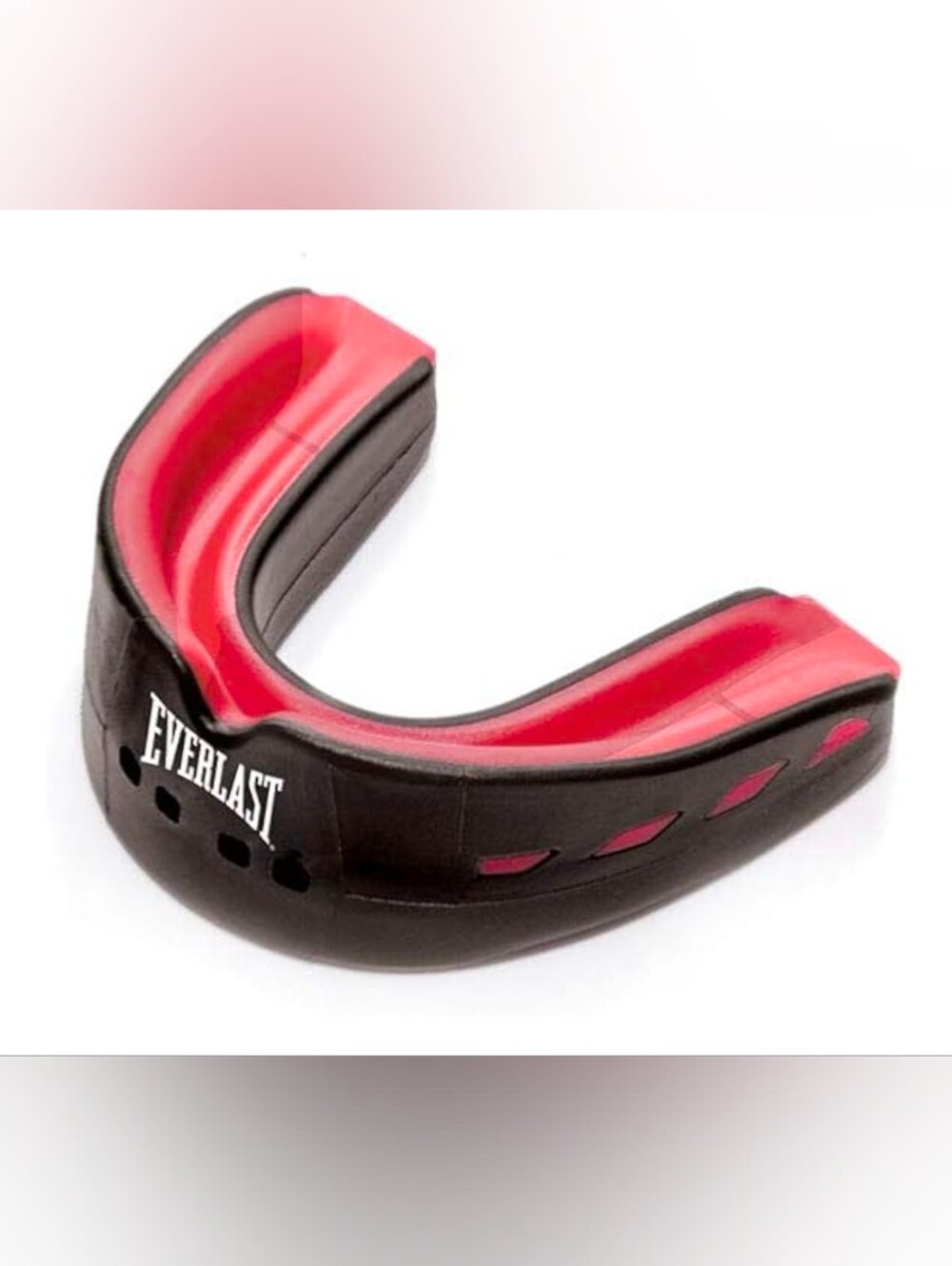 Everlast Evershield Double Mouth Guard Boxing MMA Black Red